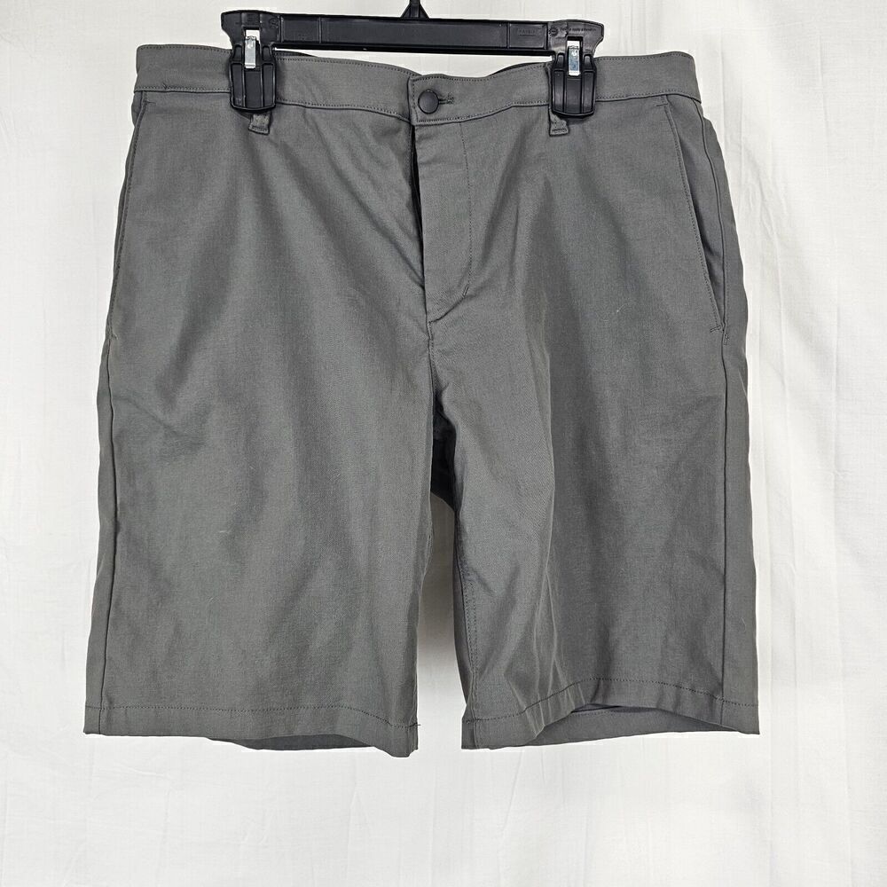 Proof Huckberry Nomad Shorts 7" Mens 38 Gray Chino Hiking Outdoor Casual Adult*